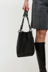 Chanel Black Caviar Grand Shopping Tote