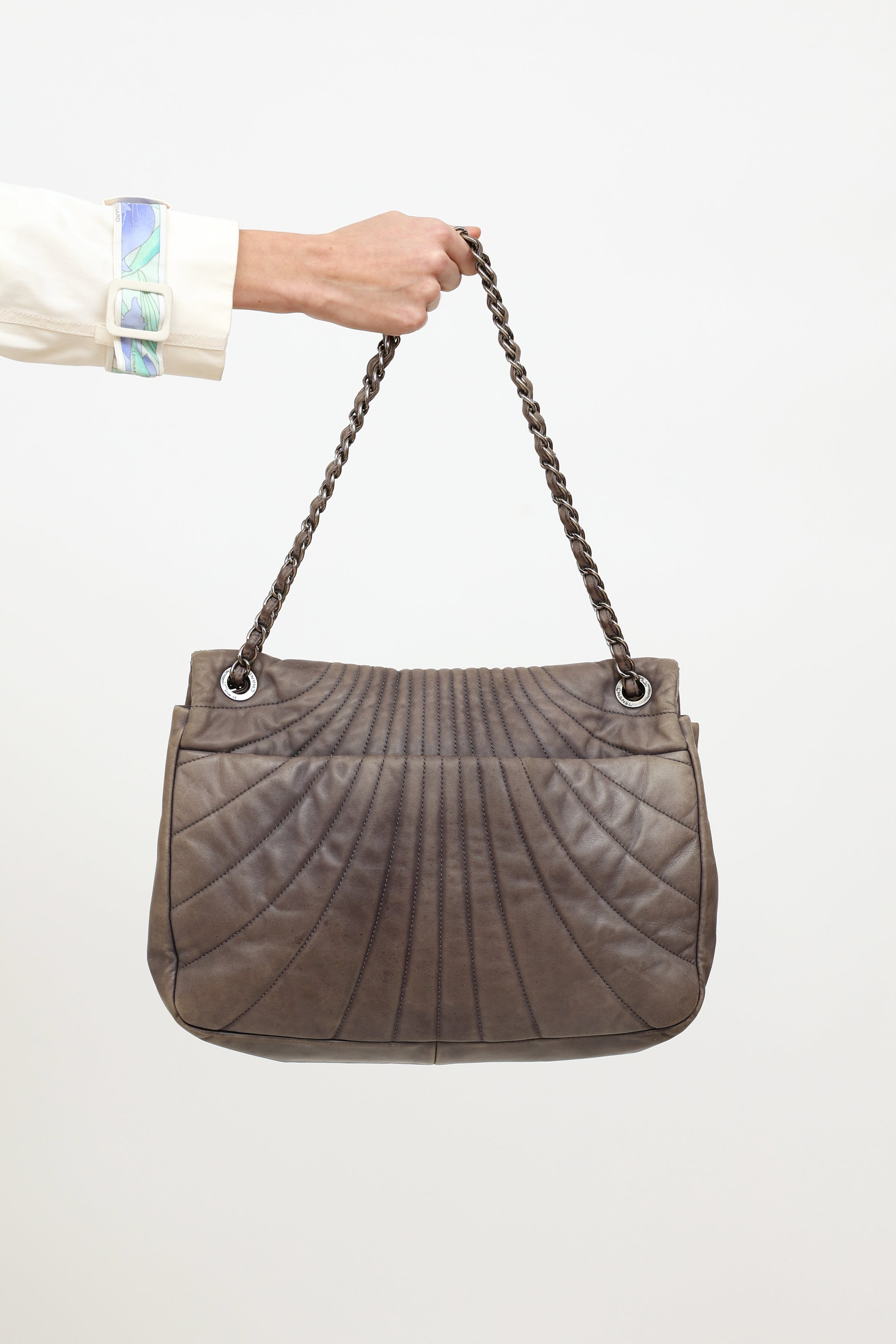 Chanel // Grey Paris-Shanghai Fan Flap Bag – VSP Consignment