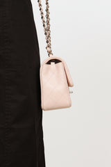 Chanel 2013 Light Pink Caviar Rectangle Classic Bag