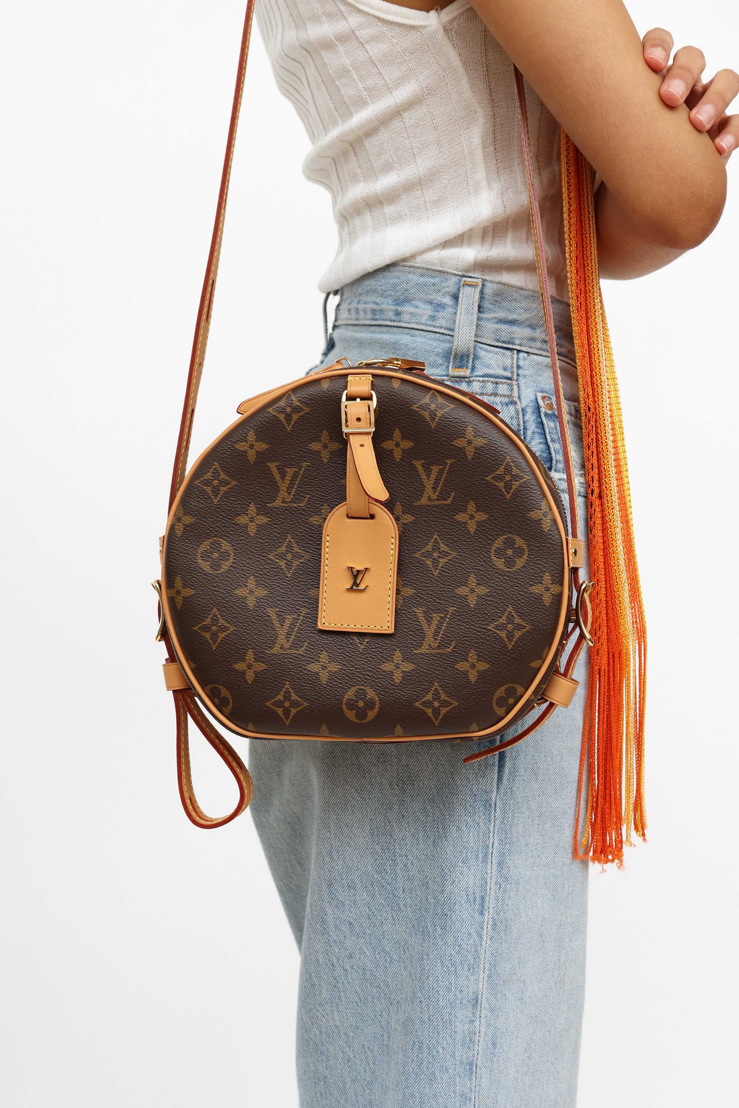 Louis Vuitton LV Boite tote handbag MM Brown Leather ref.475836 - Joli  Closet