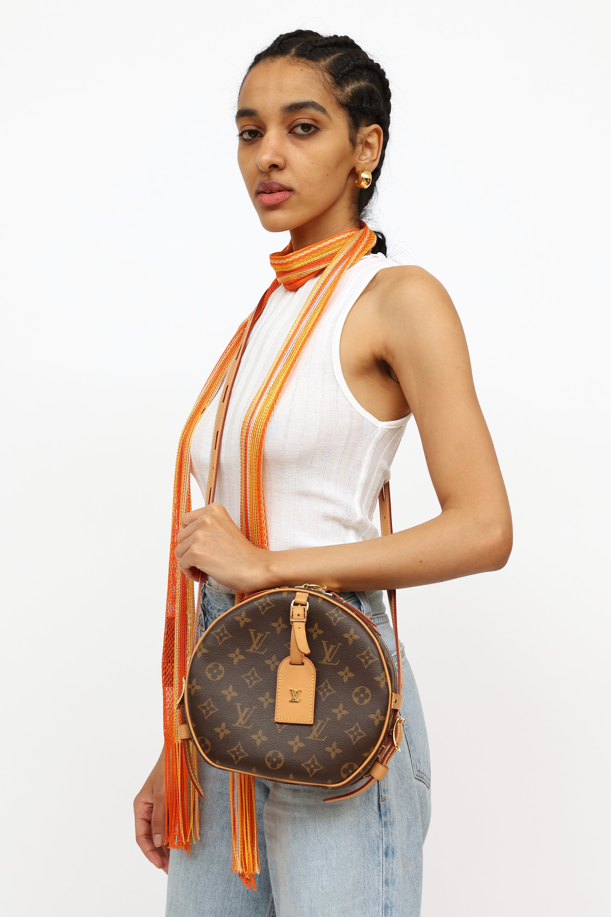 Louis Vuitton // Brown Monogram Boite Chapeau Souple MM Shoulder Bag – VSP  Consignment