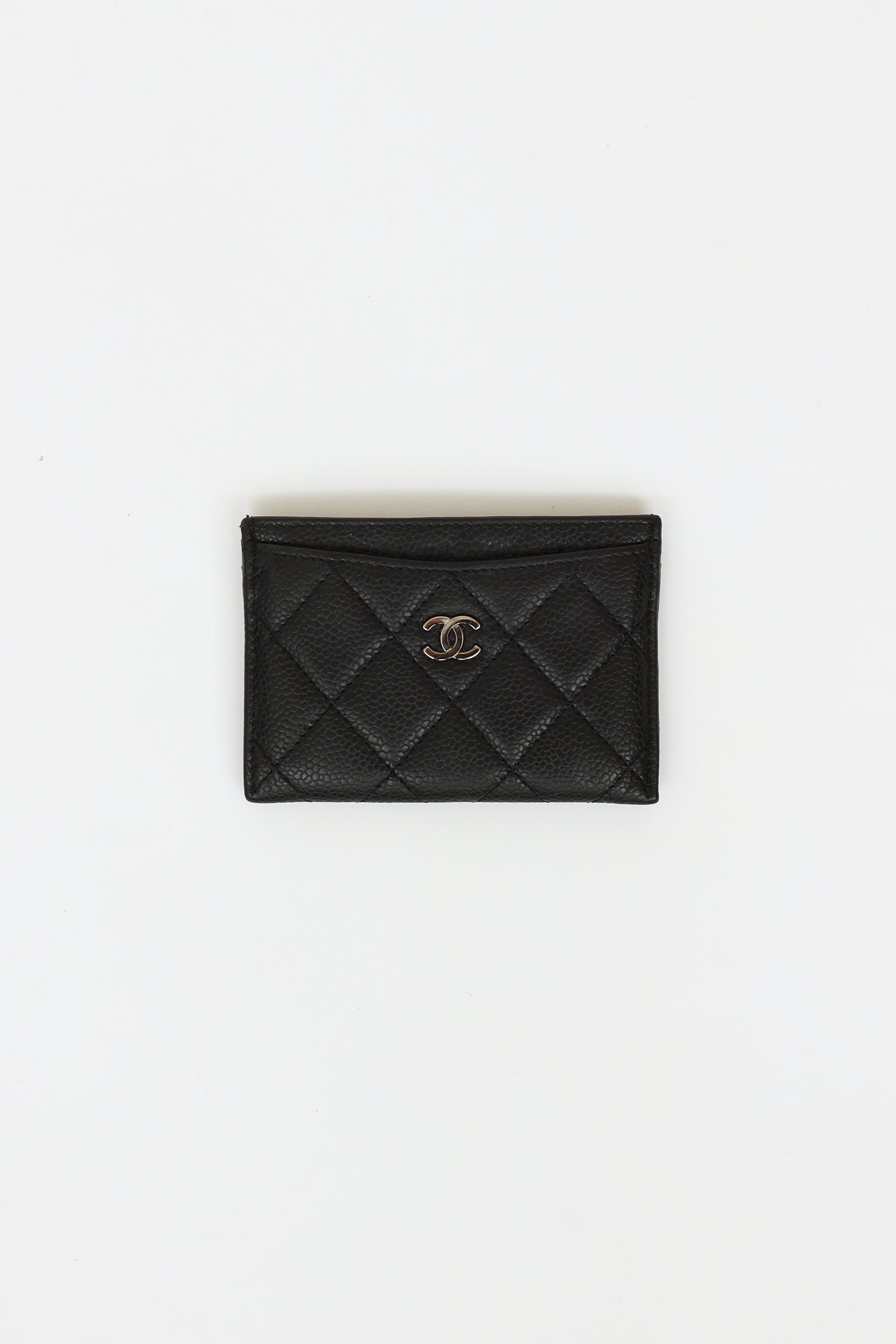 Chanel // Black Caviar CC Card Holder – VSP Consignment