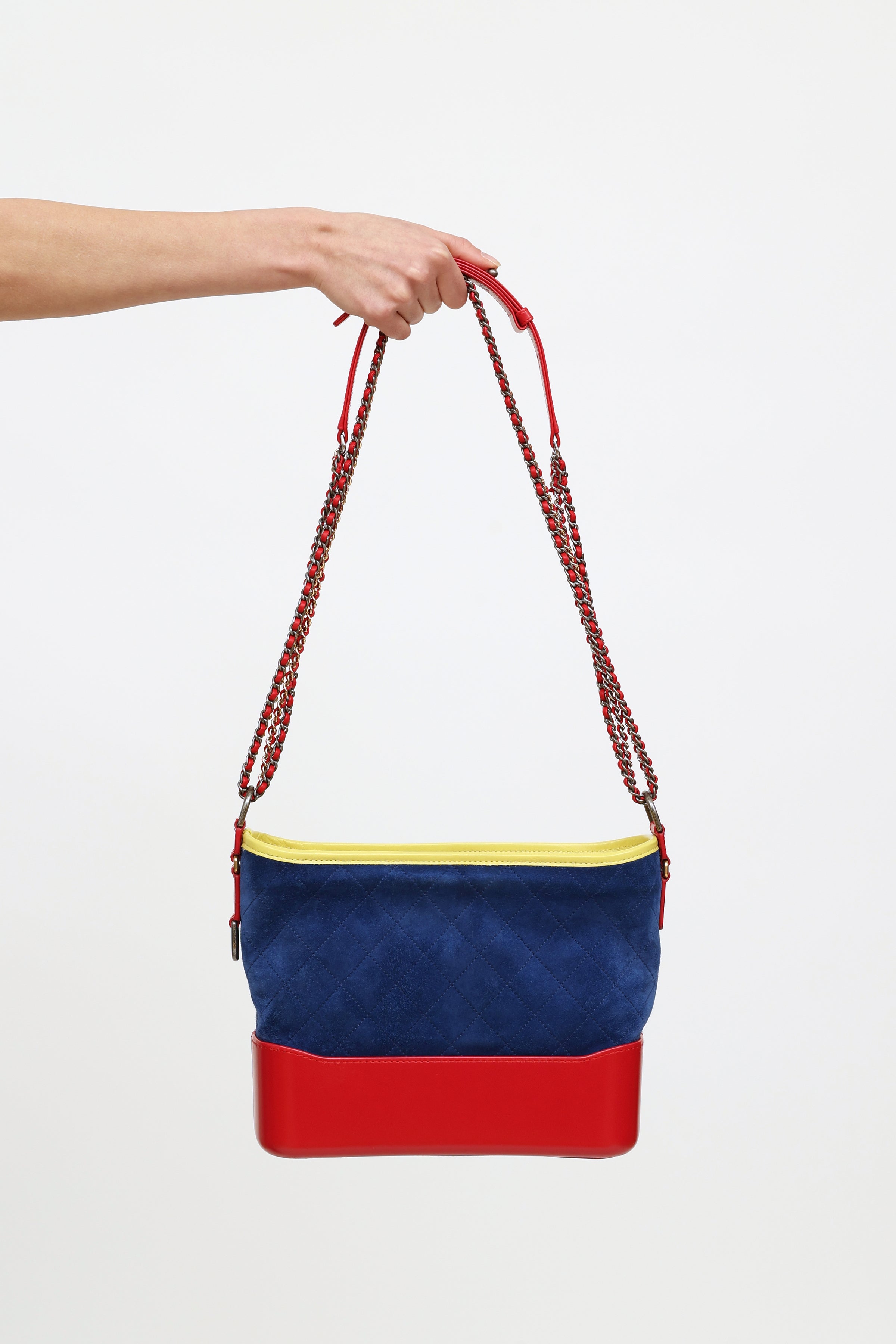 Chanel // 2017 Blue & Red Medium Gabrielle Bag – VSP Consignment
