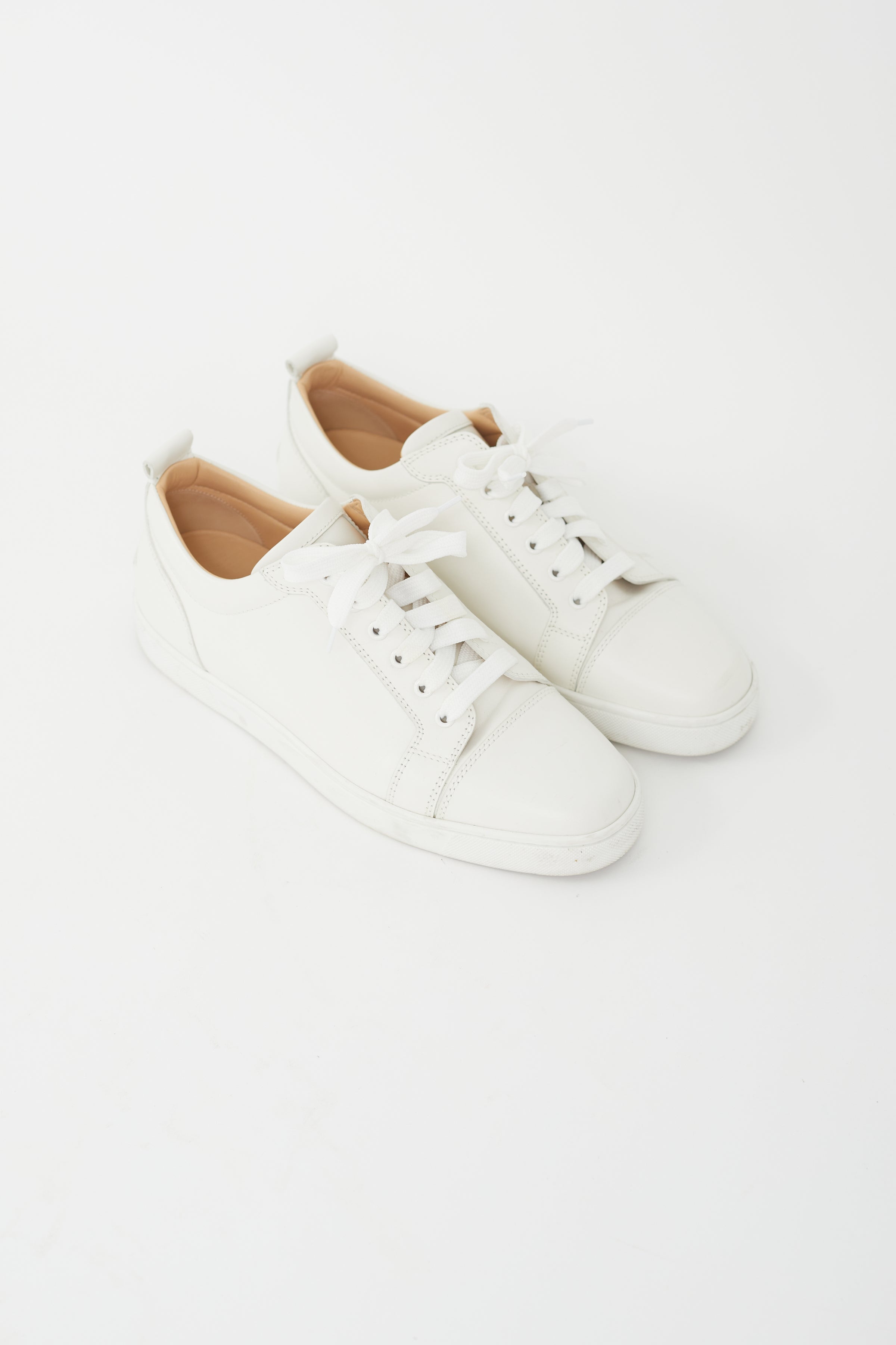 Christian Louboutin // Off White Louis Junior Leather Sneaker