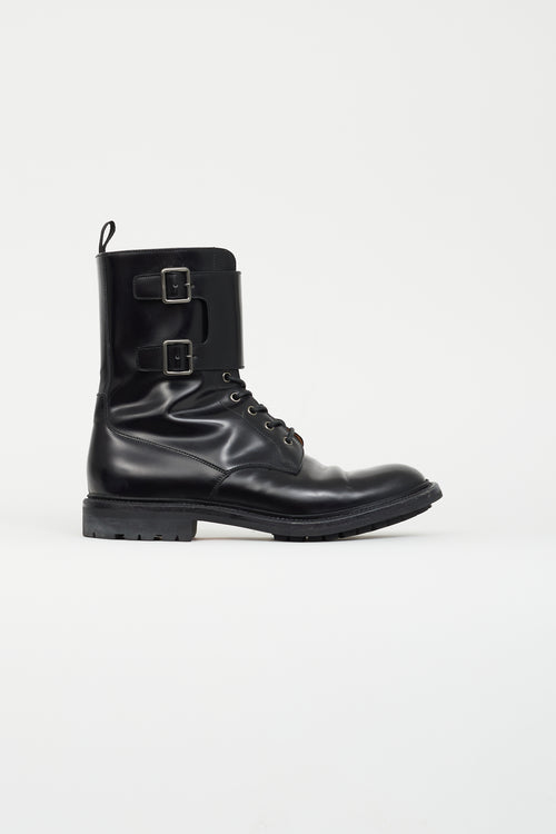 Church's Black Leather Carly 2 Combat Boot
