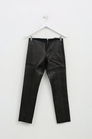 DSquared2 Black Slim Leather Pants