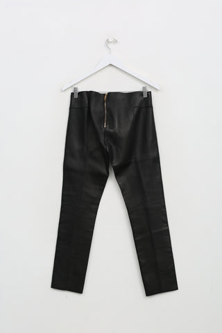 DSquared3 Black Slim Leather Pants