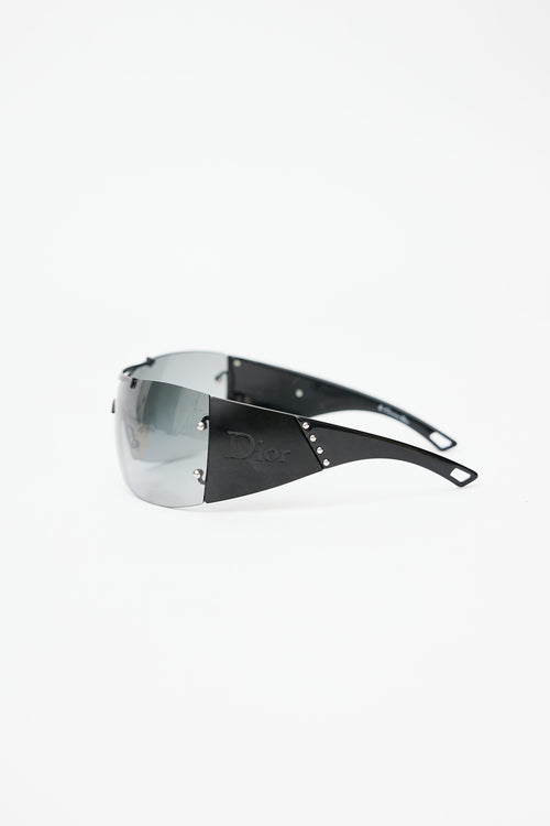 Dior Black Diorito 2 Shield Sunglasses
