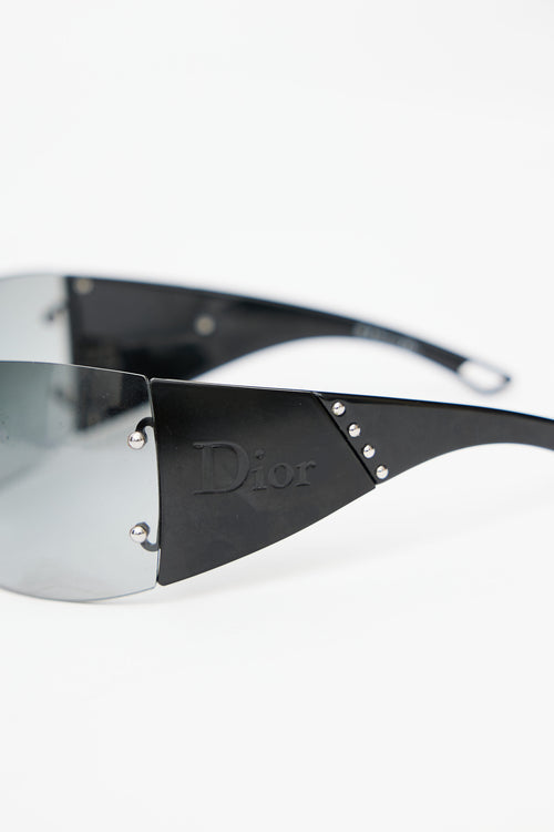 Dior Black Diorito 2 Shield Sunglasses