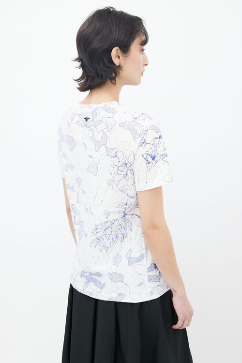 Dior Capsule 2020 White Graphic Print T-Shirt
