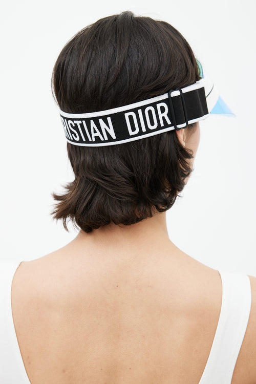Dior SS 2018 White Tinted DiorClub1 Visor