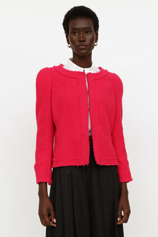 Edward Achour Pink Tweed Jacket