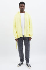Faith Connexion Yellow Full-Zip Lace-Up Back Hoodie