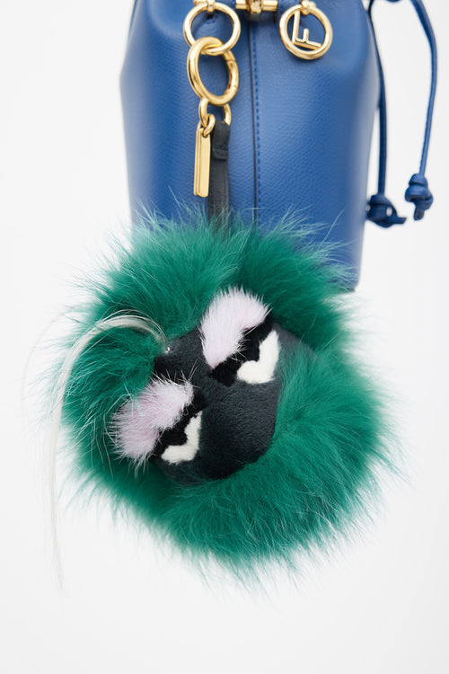 Fendi Pre-Fall 2015 Green Fur Minty Bag Charm