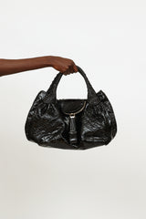 Fendi rare vintage Pacan work bag Black Cloth ref.805920 - Joli Closet