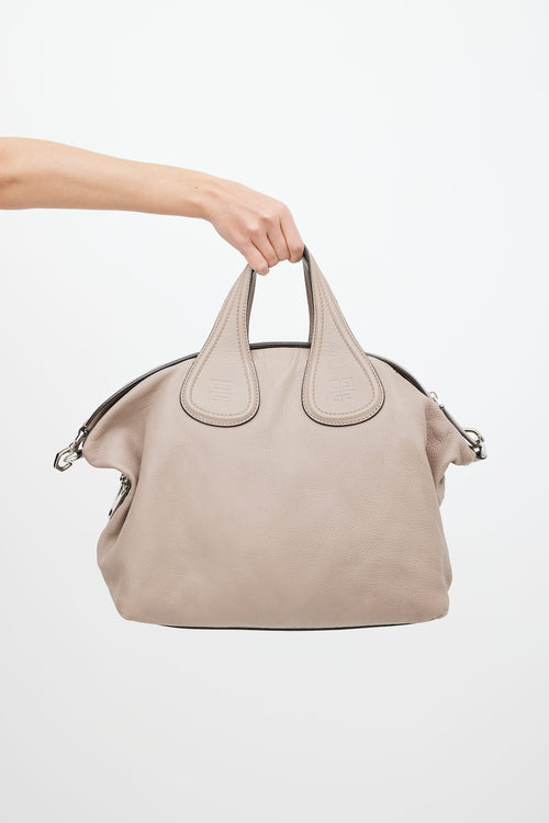 Givenchy Beige Leather Nightingale Shoulder Bag