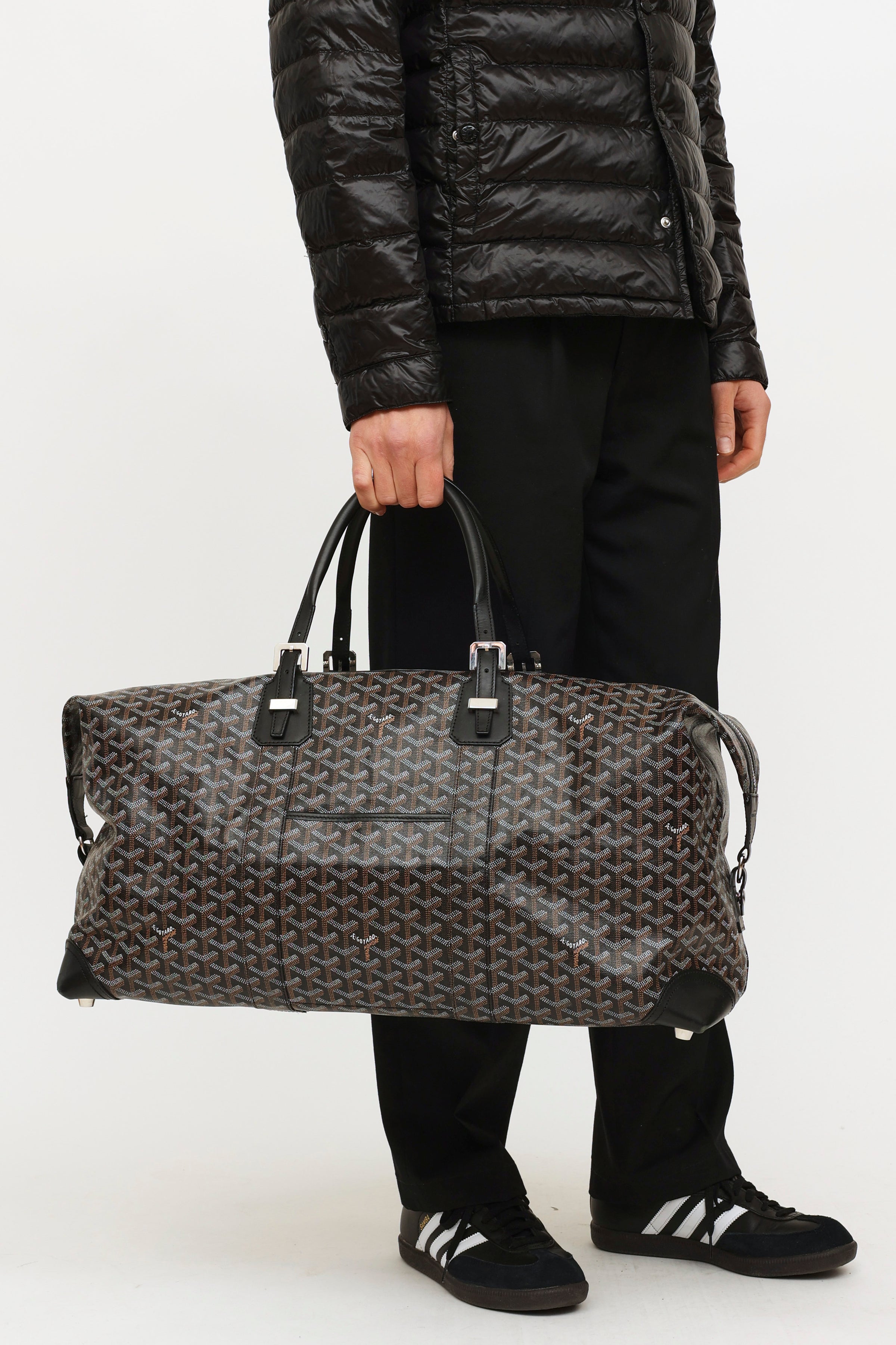 Goyard Monogram Duffle Bag in Black