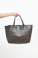 Goyard Noir Saint Louis GM Tote Bag