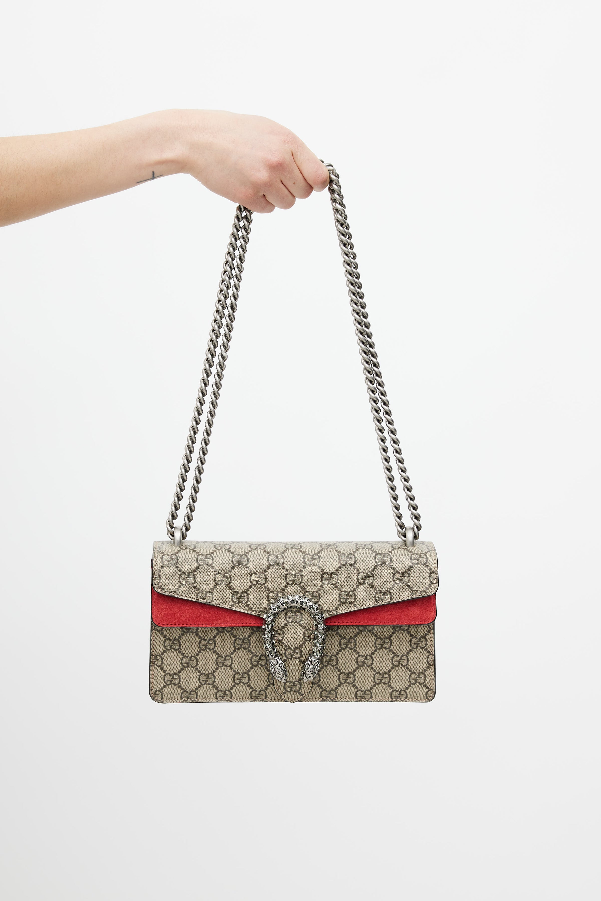 Gucci Dionysus GG Supreme Chain Shoulder Bag