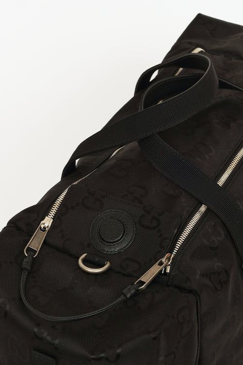 Gucci Black Monogram Off The Grid Duffle Bag
