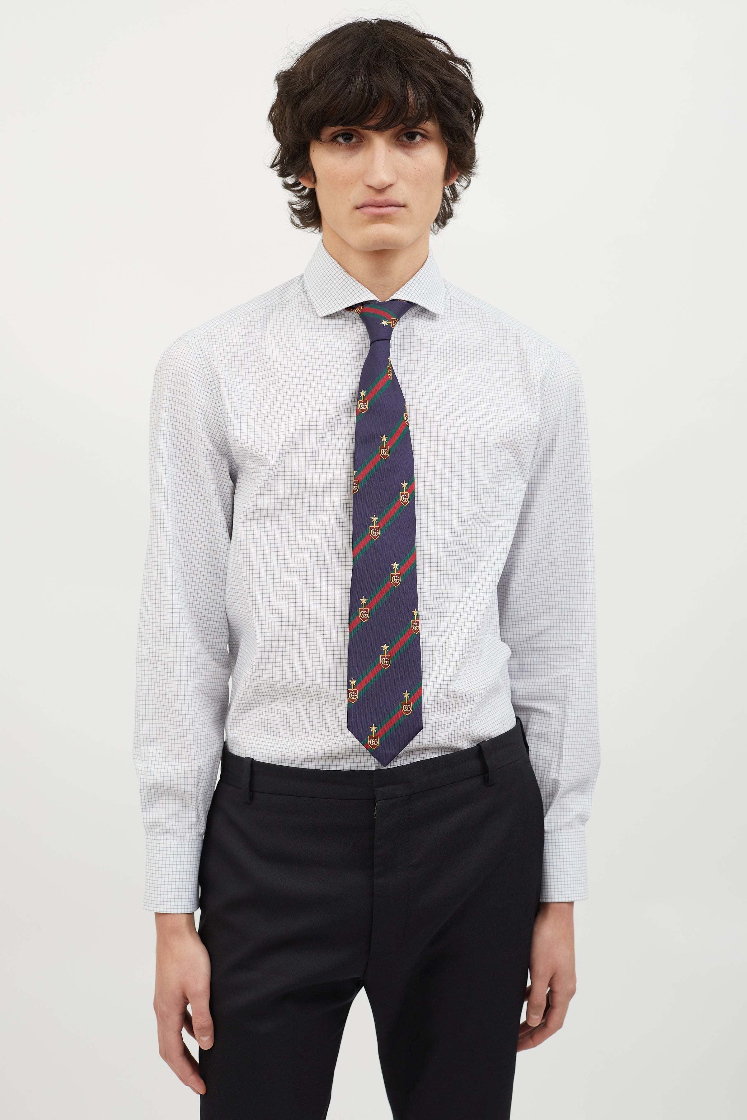 Gucci Bee motif tie, Men's Accessories