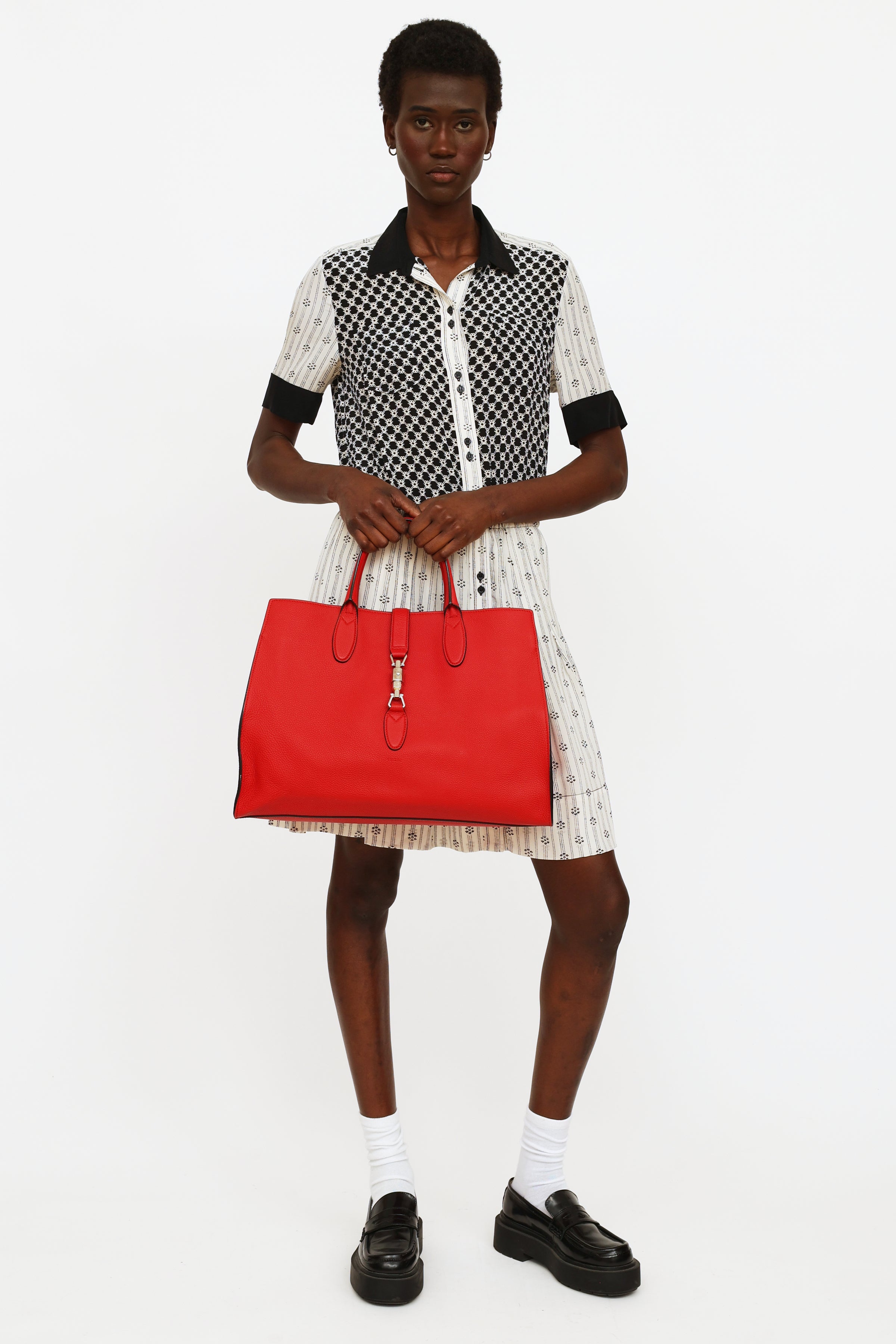 Gucci Medium Soft Jackie Tote - Red Totes, Handbags - GUC1372731