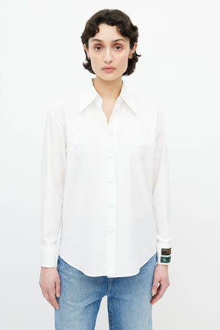 Gucci White Cotton Shirt