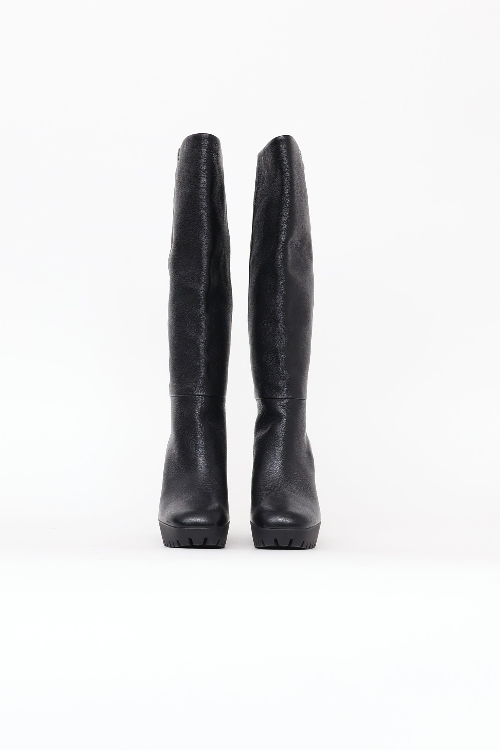 Auto forbandelse virkningsfuldhed Gucci // Black Leather Wedge Boots – VSP Consignment