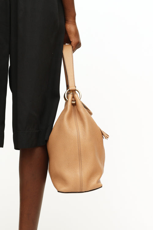 Gucci Beige Leather Soho Shoulder Bag