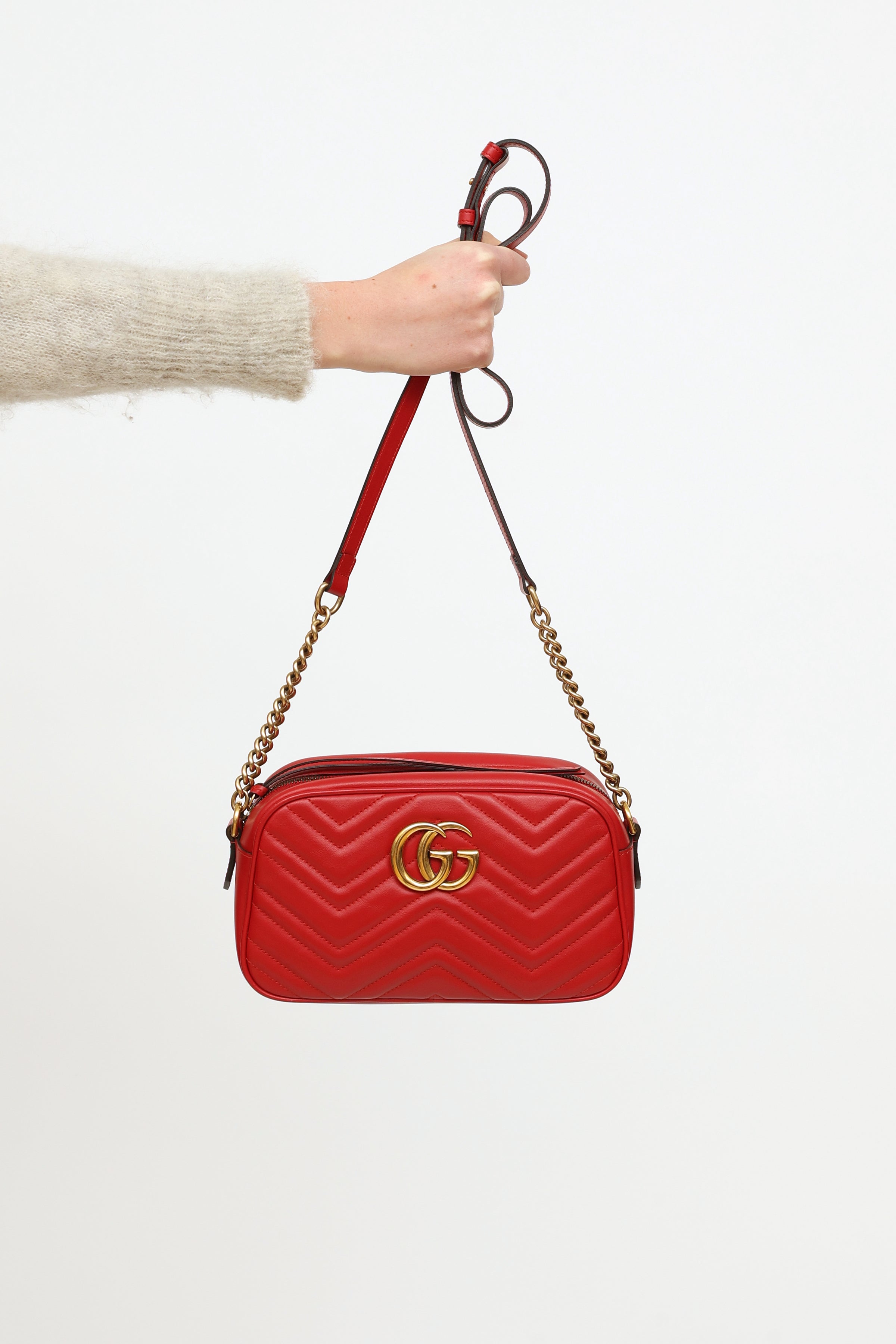 gucci marmont red