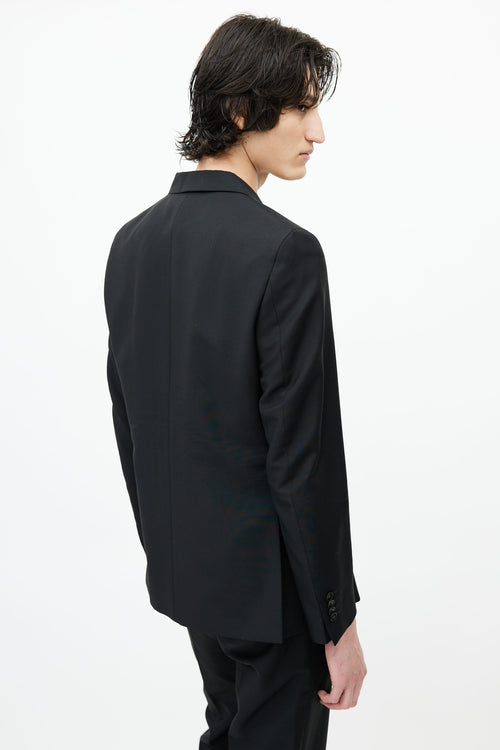 Harmony Black Wool Two Button Suit