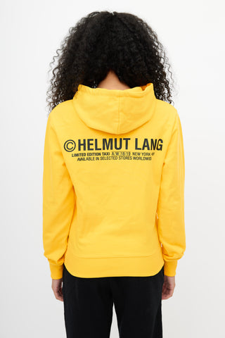 Yellow Taxi Graphic Print Hoodie