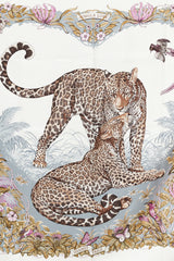 Hermès 2000 White & Multi Jungle Love 90 Print Scarf