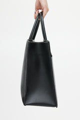 Hermès 2001 Noir White Bus 40 Tote Bag