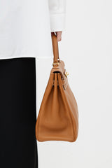 Hermès 2008 Gold Kelly 35 Shoulder Bag