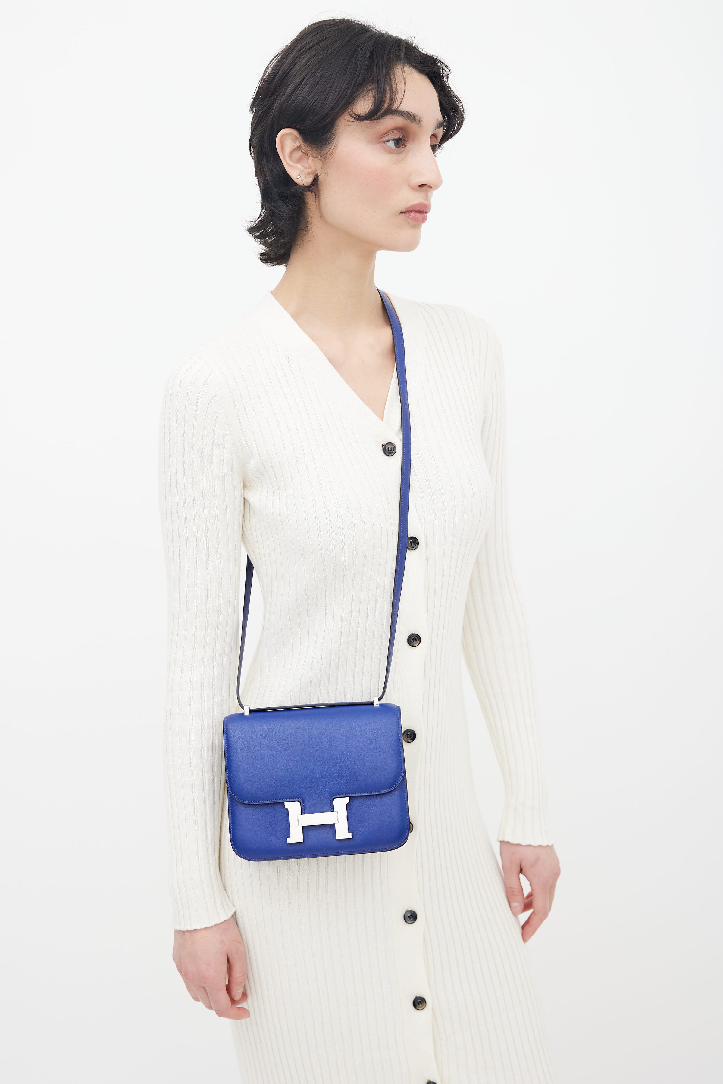 Hermès // 2011 Bleu Saphir Swift Constance 18 Bag – VSP Consignment