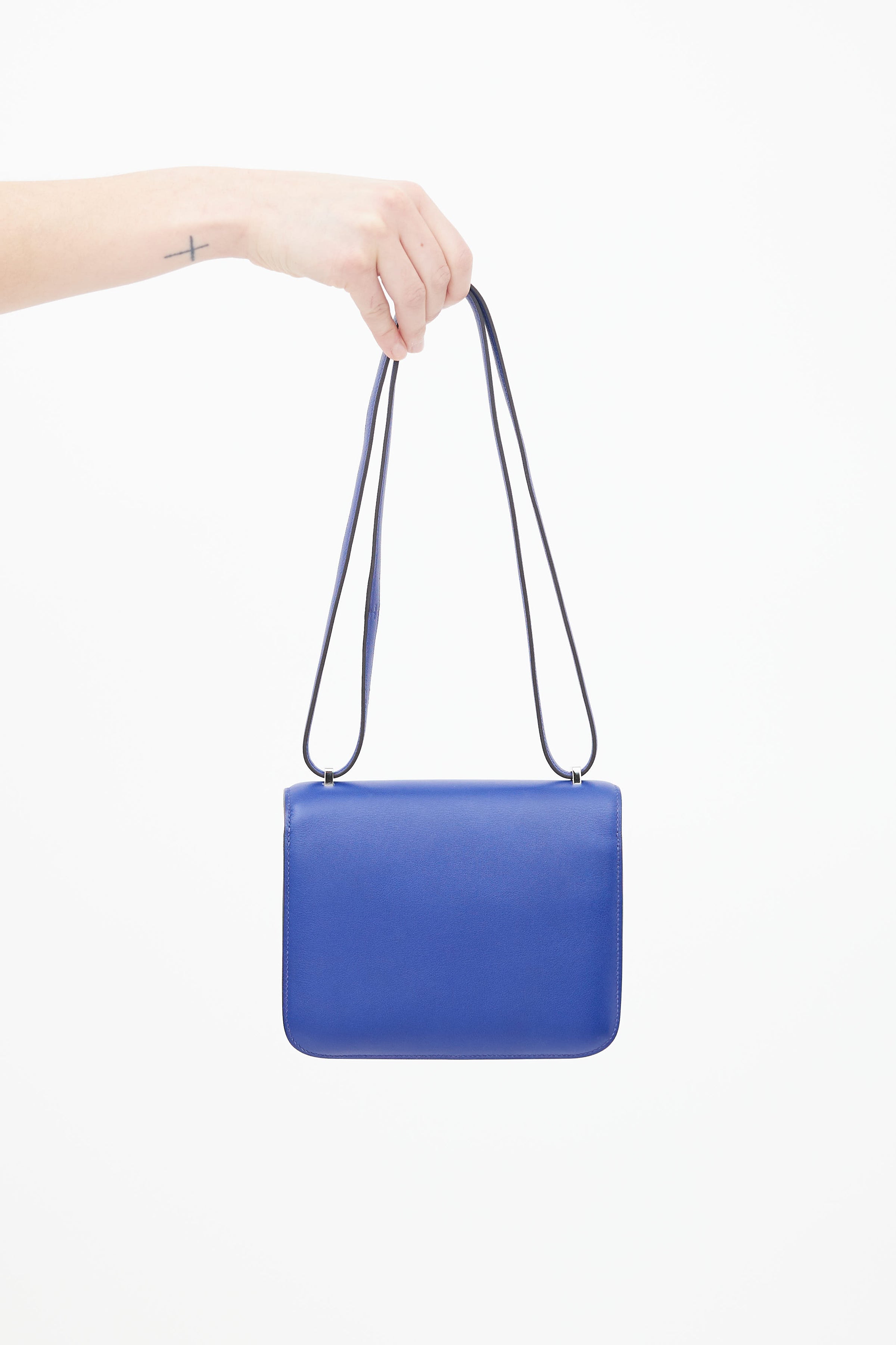 Hermès // 2010 Bleu de Malte Clemence Birkin 35 Bag – VSP Consignment