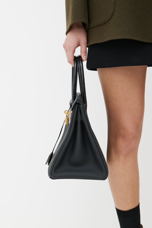 Hermès 2024 Noir Togo Birkin 30 Touch Bag
