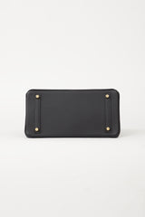  Hermès 2022 Noir Clemence Birkin 30 Bag