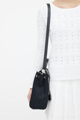 Hermès Black Canvas & Leather 31 Herbag PM Two-Way Shoulder Bag