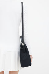 Hermès Black Canvas & Leather 31 Herbag PM Two-Way Shoulder Bag