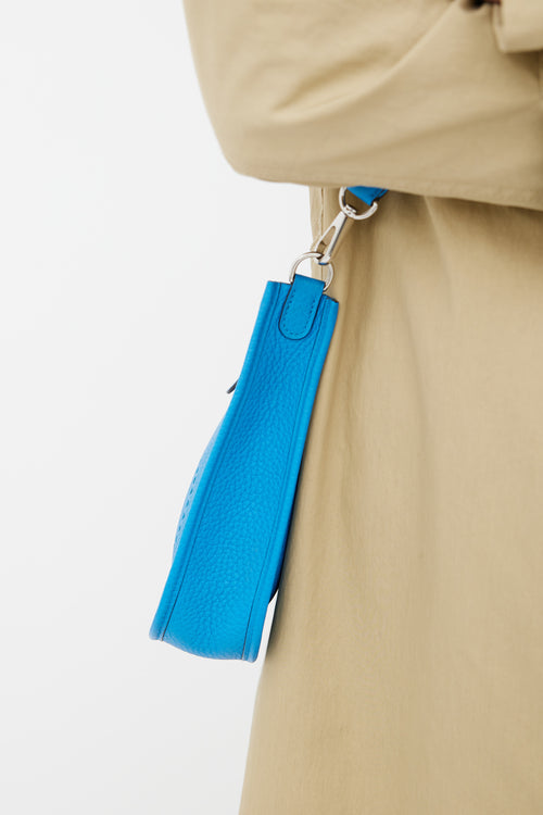 Hermès Bleu Zanzibar Evelyne III 16 Amazone Bag