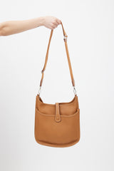 Hermès 2004 Gold Clemence Evelyne I PM Bag