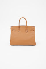 Hermès 2006 Gold Epsom Birkin 35 Bag