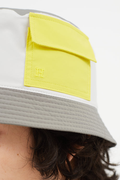 Grey & Yellow Reversible Ethan Bucket Hat