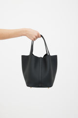 Hermès Noir Picotin Lock 22 Bag