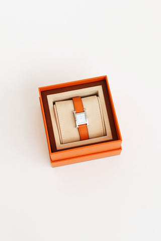 Hermès 2011 Orange Heure H PM Watch