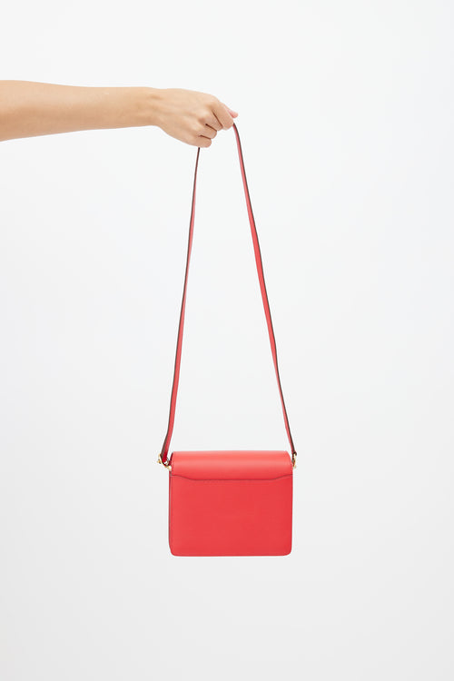 Hermès Red Roulis Mini Shoulder Bag