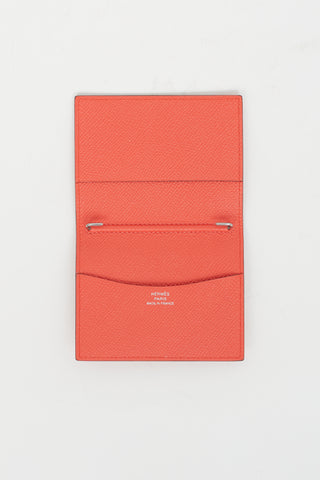 Hermès Rose Jaipur Epsom Leather PM Simple Agenda Cover