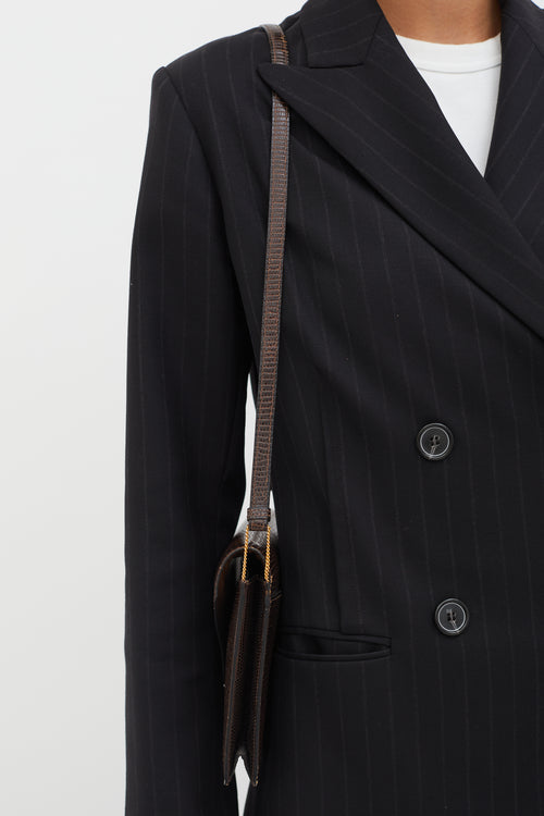 Hermès Vintage 1977 Havane Leather Lydie Bag